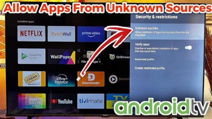 How do I enable unknown sources on my Samsung Smart TV 2017?