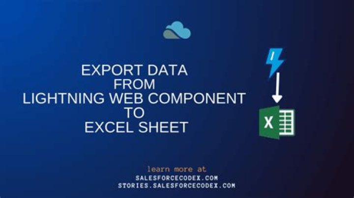 How do I export data from Salesforce lightning?