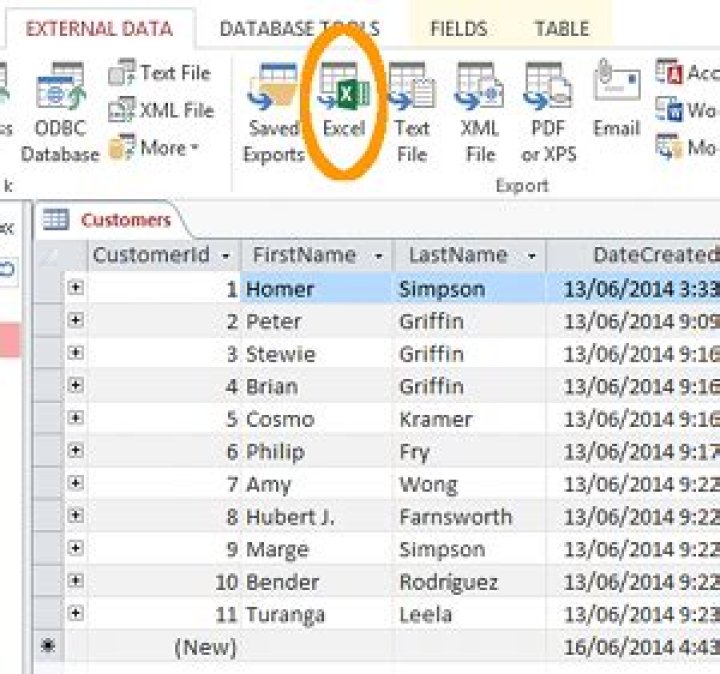 How do I export Multiple Access tables to Excel?