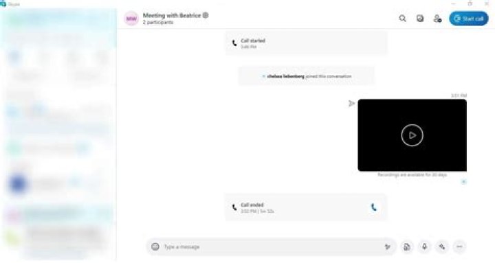 How do I find my Skype recording?