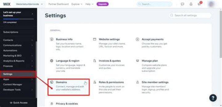 How do I find my Wix site?