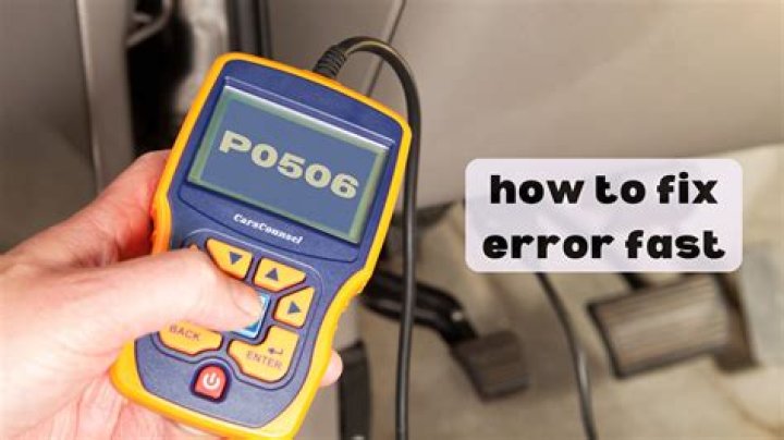 How do I fix error code P0506?
