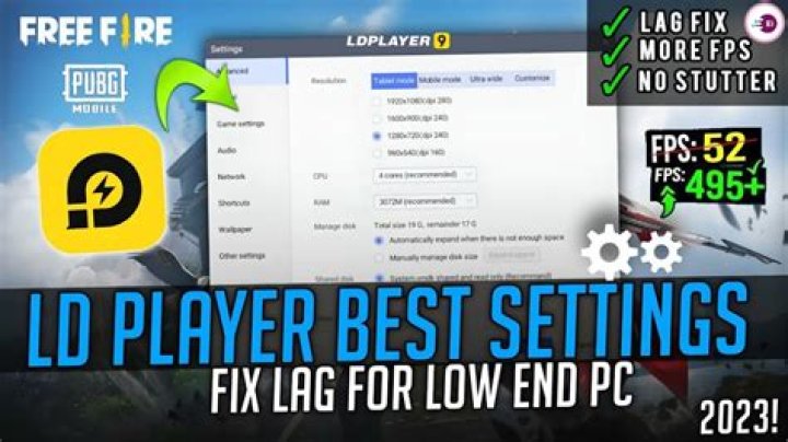 How do I fix LD player lag?