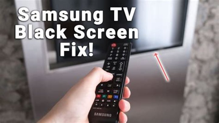 How do I fix my Samsung TV black and white?