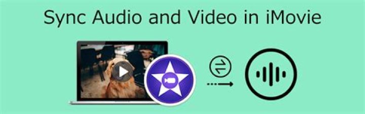 How do I fix the audio sync in iMovie?