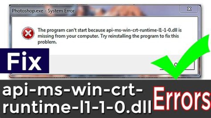 How do I fix Win API MS?