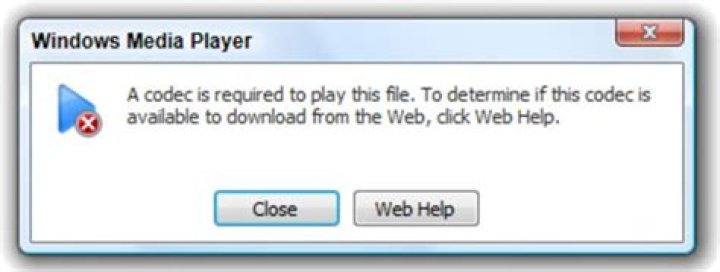 How do I fix Windows Media Player error codec?