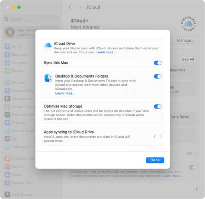 How do I force my Mac to sync with iCloud?