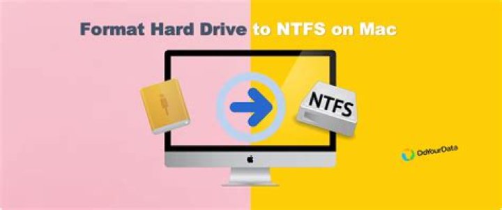 How do I format a drive to NTFS on a Mac?