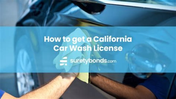 How do I get a mobile car wash license in California?