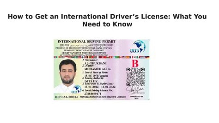 How do I get an international driving Licence in France?