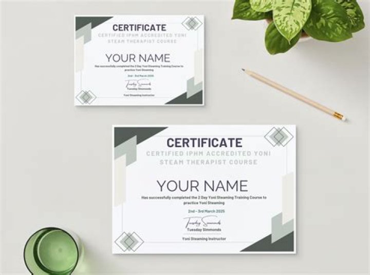 How do I get certified in Yoni steam?