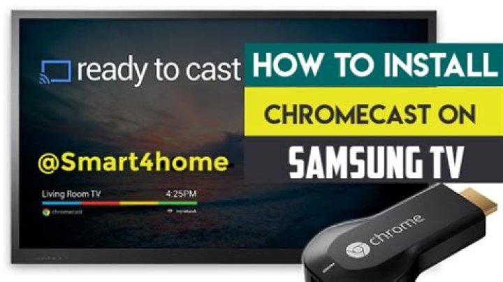 How do I get chromecast on my Samsung Smart TV?