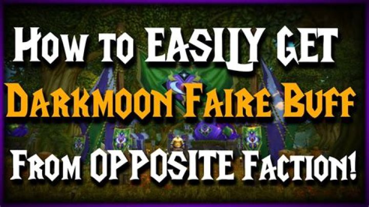How do I get darkmoon rep with buff?