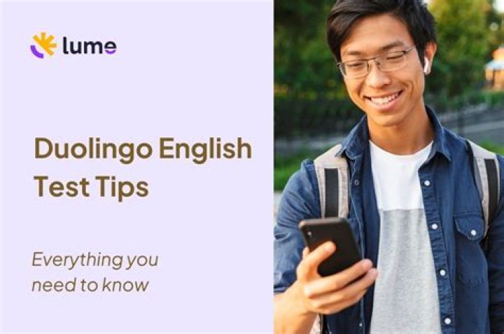 How do I get English test on duolingo?