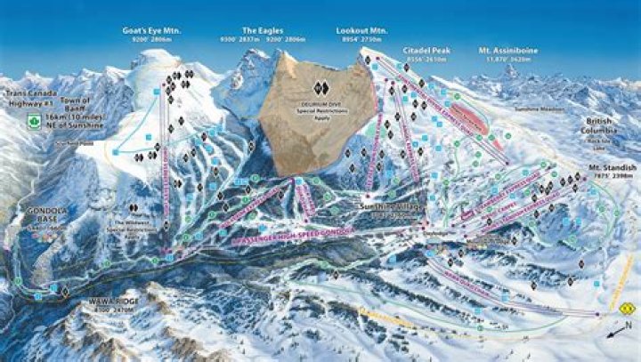 How do I get from Banff to Sunshine Village?