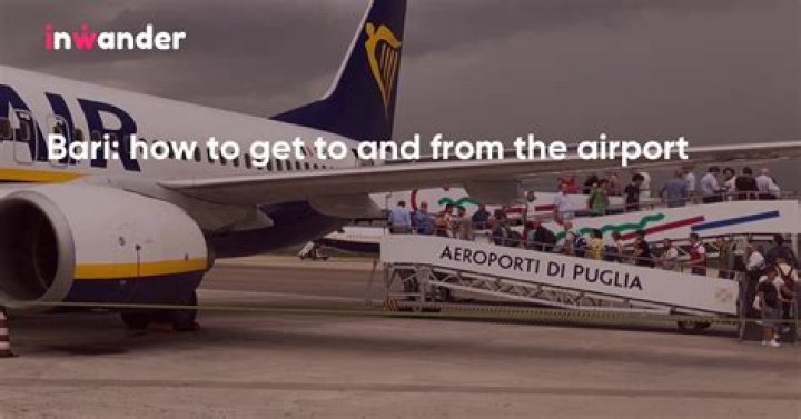 How do I get from Bari Airport to Monopoli?