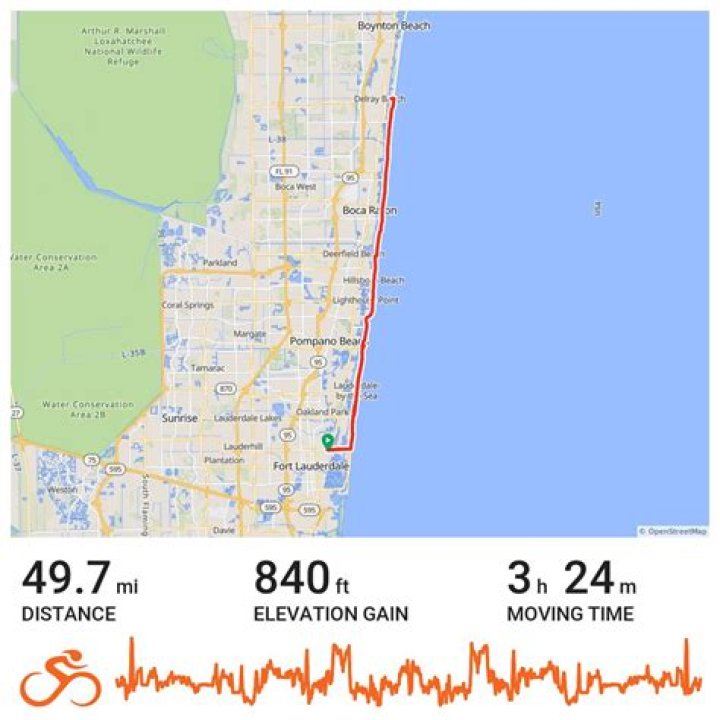 How do I get from Fort Lauderdale to Delray Beach?