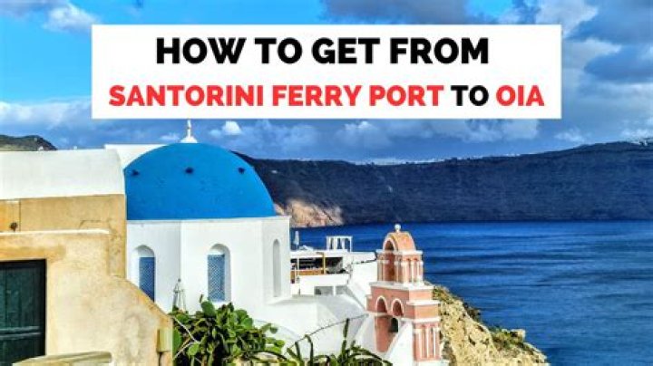 How do I get from Santorini to Oia?