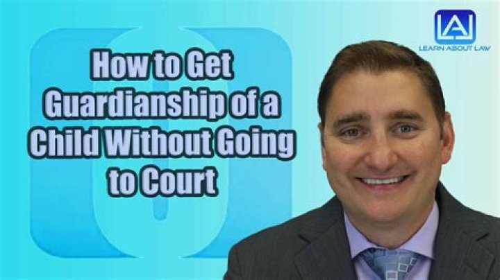 How do I get guardianship of my child without going to court in Texas?