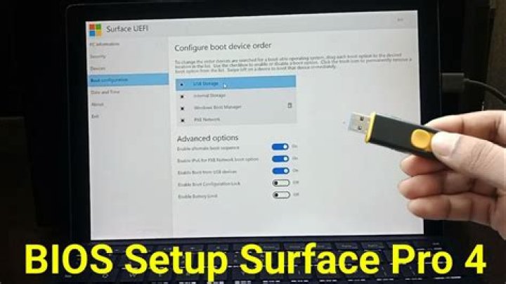 How do I get into surface BIOS?