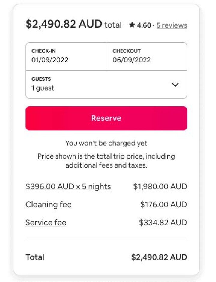 How do I get my Airbnb service fee refund?