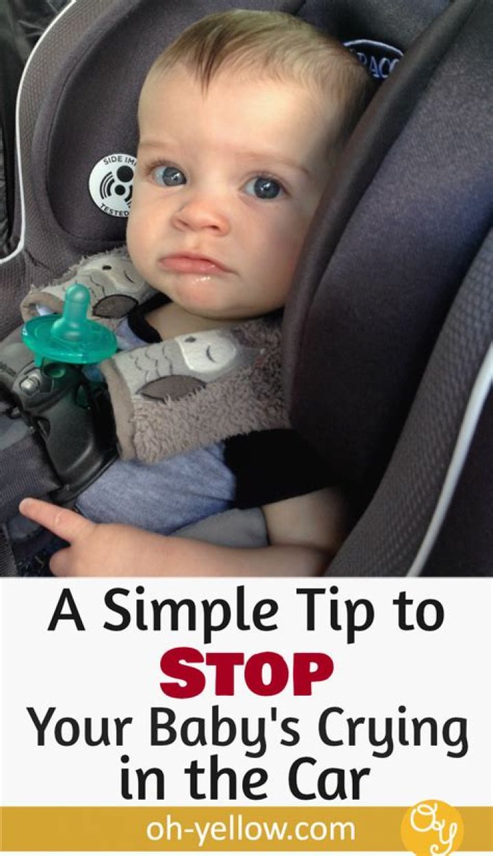 How do I get my baby to stop crying in the car?