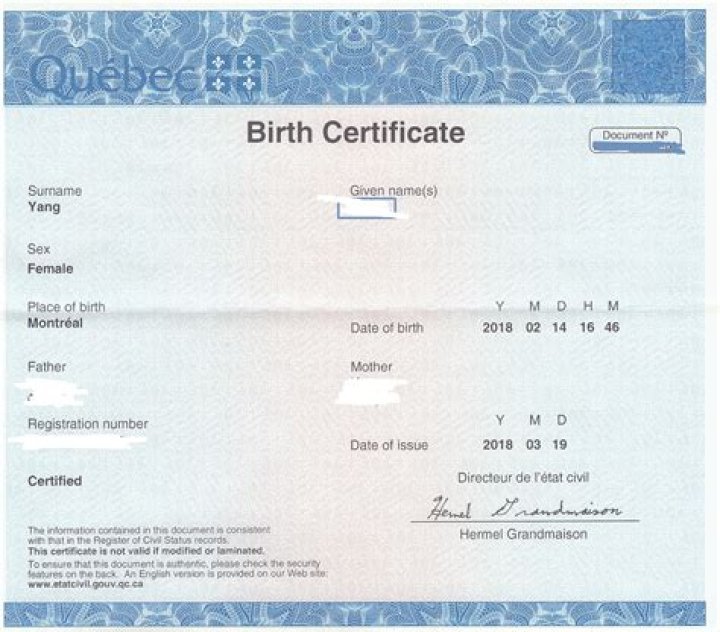 How do I get my birth certificate from Quebec?
