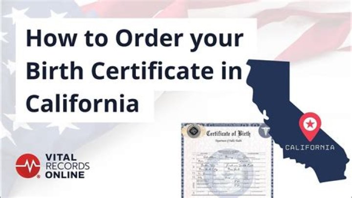 How do I get my birth certificate in California?