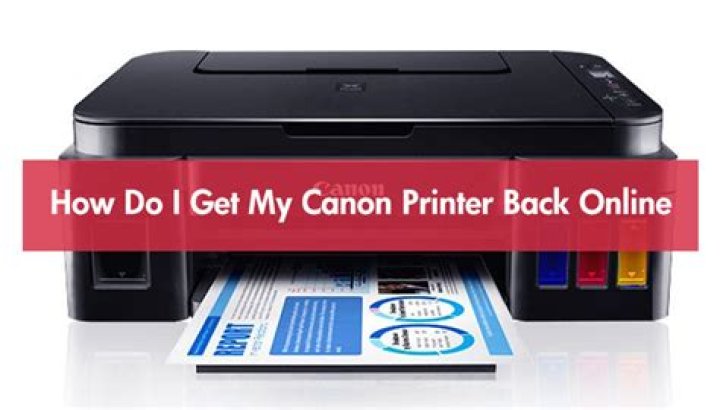 How do I get my Canon printer back online Mac?