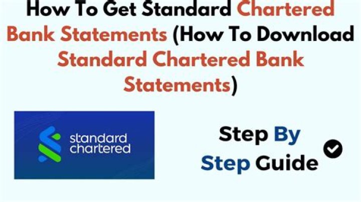 How do I get my e statement from Standard Chartered Bank?