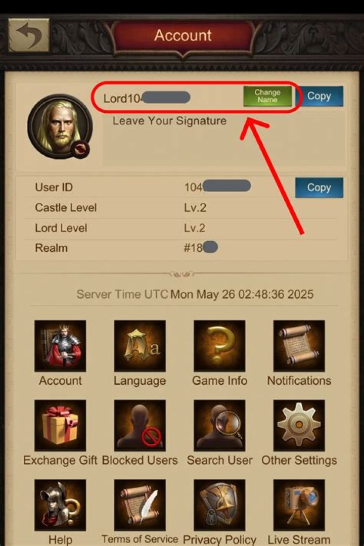 How do I get my war and Order account back?