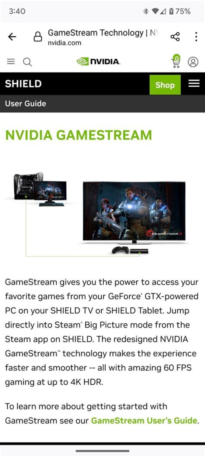 How do I get Nvidia Gamestream?