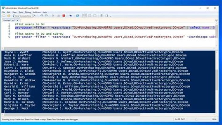 How do I get OU in PowerShell?