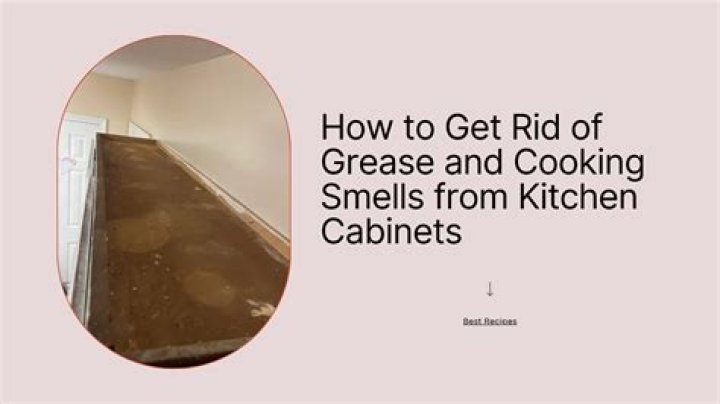 How do I get rid of kitchen cooking smells?