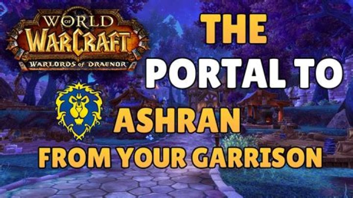 How do I get the portal to Ashran?