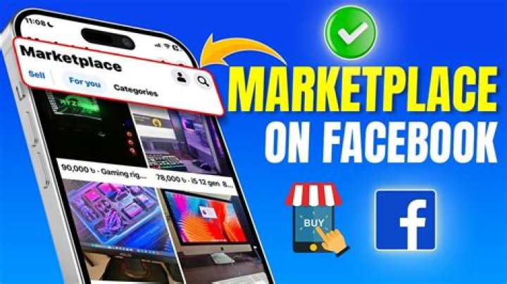 How do I get to the marketplace on Facebook Mobile?