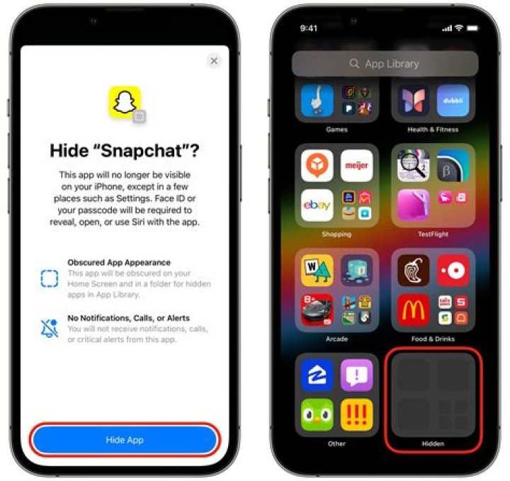 How do I hide bookmarks on my iPhone?