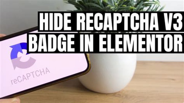 How do I hide reCaptcha?