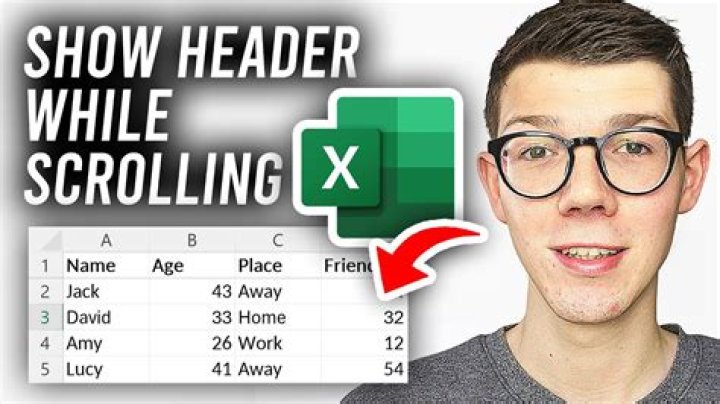 How do I hide the scrolling header?