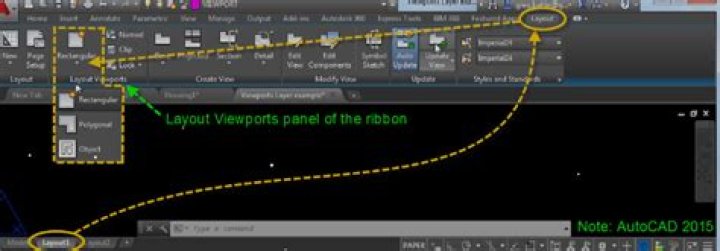 How do I import a viewport in AutoCAD?
