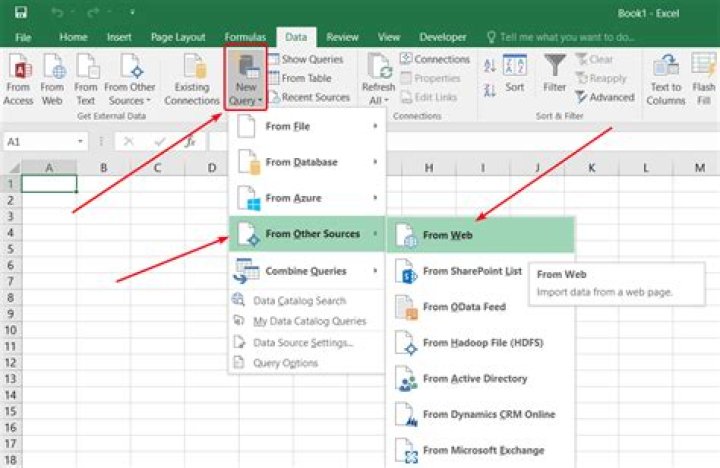 How do I import an Excel file into Excel Online?