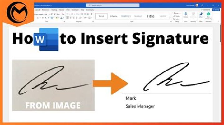 How do I insert a signature in HTML?