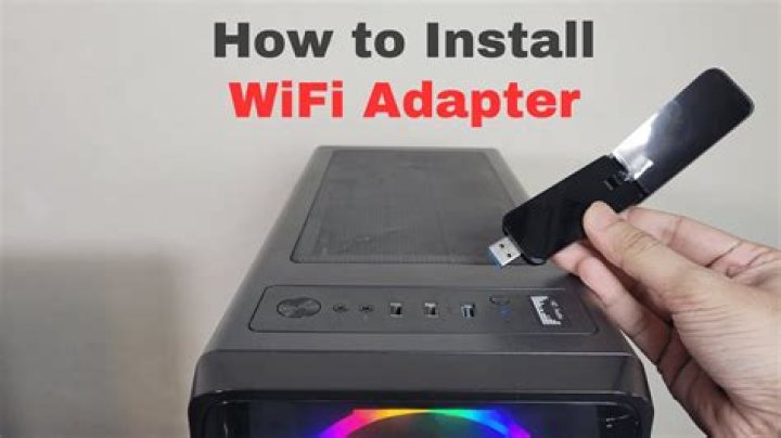 How do I install a wireless adapter in Windows 8?