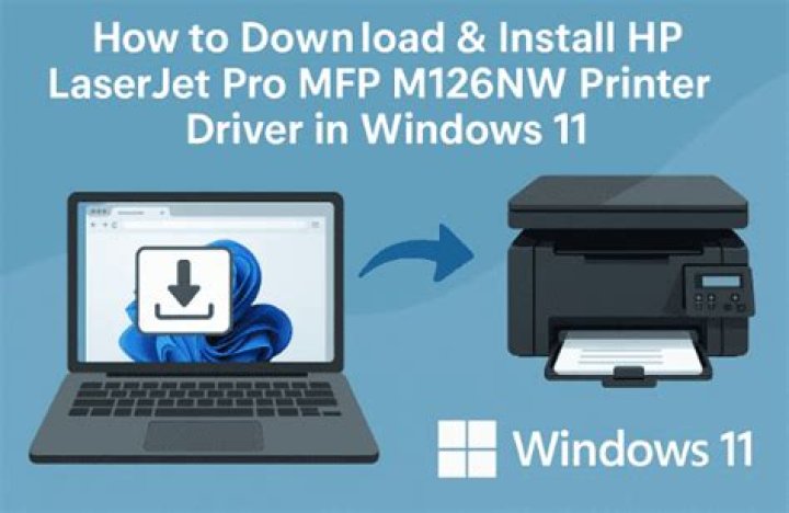 How do I install HP LaserJet Pro MFP M126nw driver?