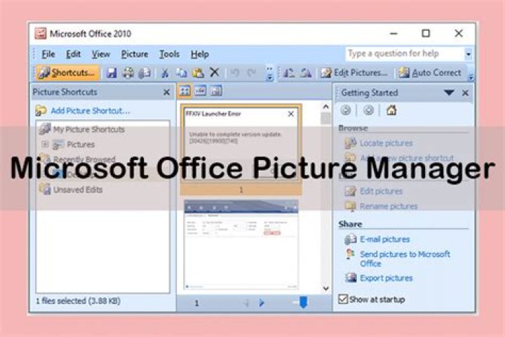 How do I install Microsoft Office Picture Manager in 2019?