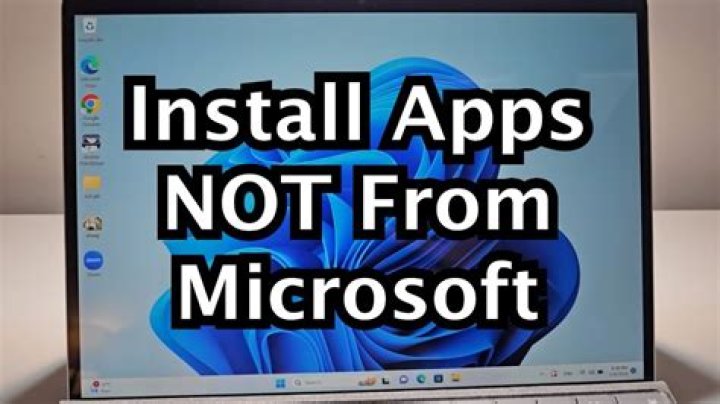 How do I install non Microsoft apps on my surface?