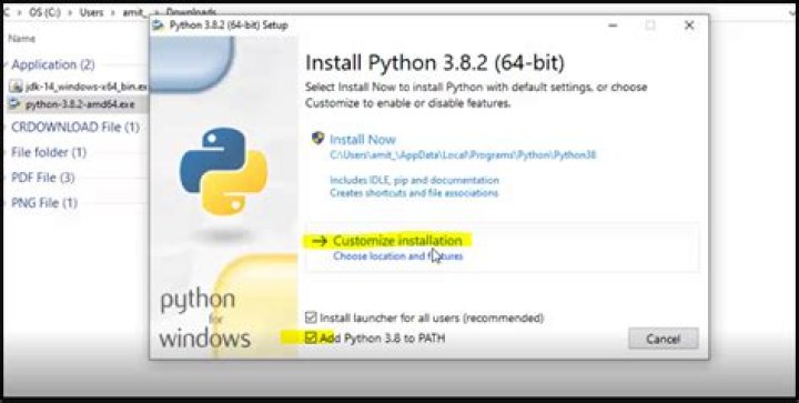 How do I install Python 3.8 on Windows 10 64 bit?