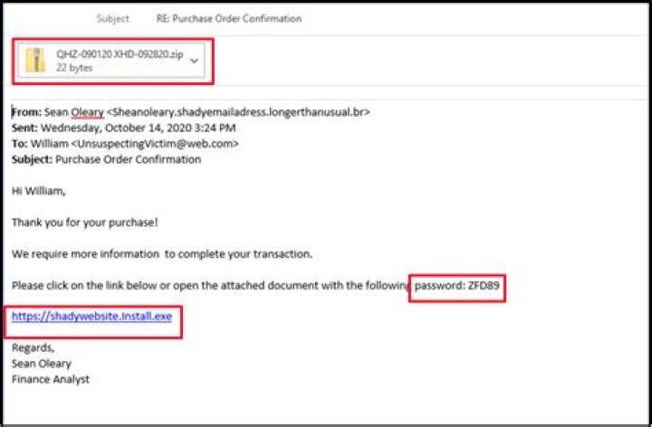 How do I know if an email attachment is a virus?