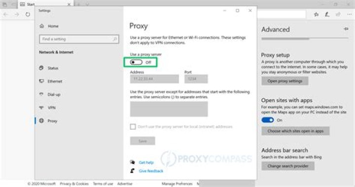 How do I know if I have a proxy or VPN?